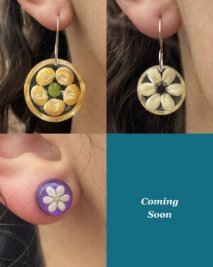 Earrings seed earrings