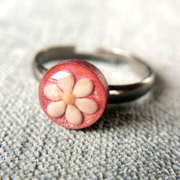 sesame seeds and mustard seed earrings on pink