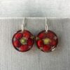red corn earrings large