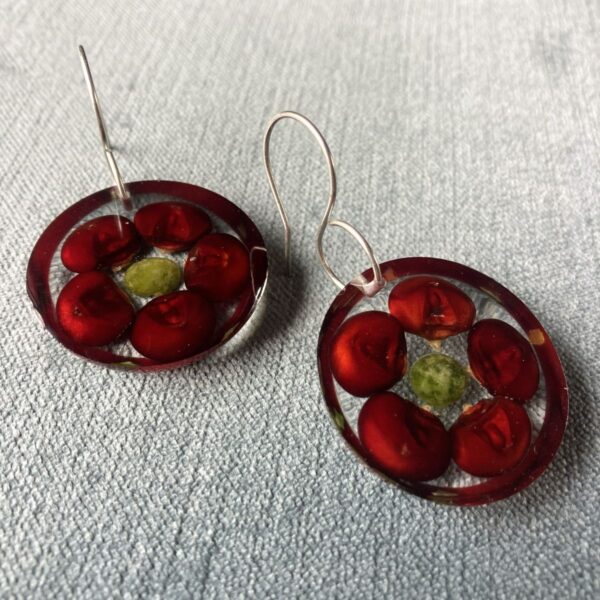 Red Corn Earrings (Large)