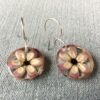 lavender light purple corn earrings