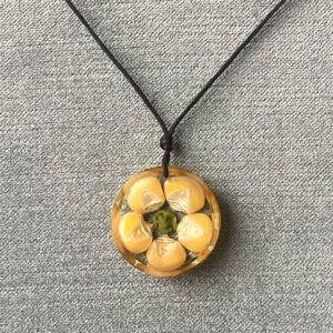 yellow corn pendant 1 yellow corn necklace