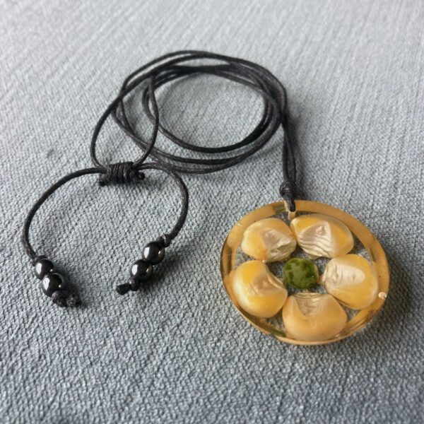 yellow corn necklace