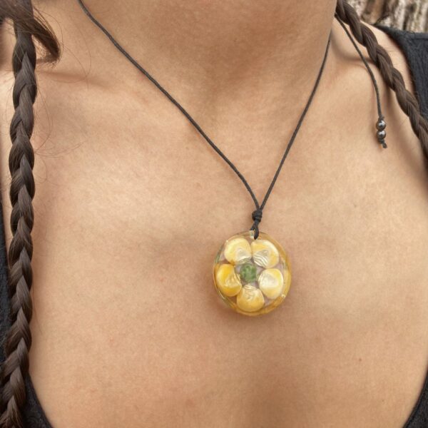 yellow corn necklace